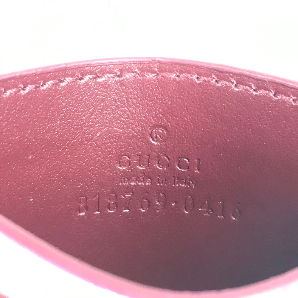 GUCCI 818769 GGスプリーム ロゴ パンダ 名刺入れ パスケース カードケース GGスプリームキャンバス ユニセックス ベージュ