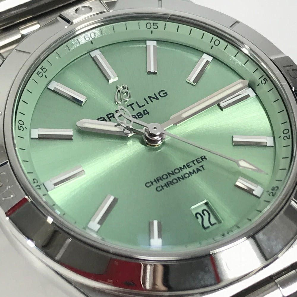 BREITLING A10380 クロノマット オートマチック 36 ウォッチ 腕時計 SS ユニセックス シルバー