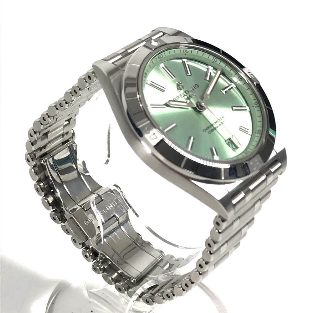 BREITLING A10380 クロノマット オートマチック 36 ウォッチ 腕時計 SS ユニセックス シルバー