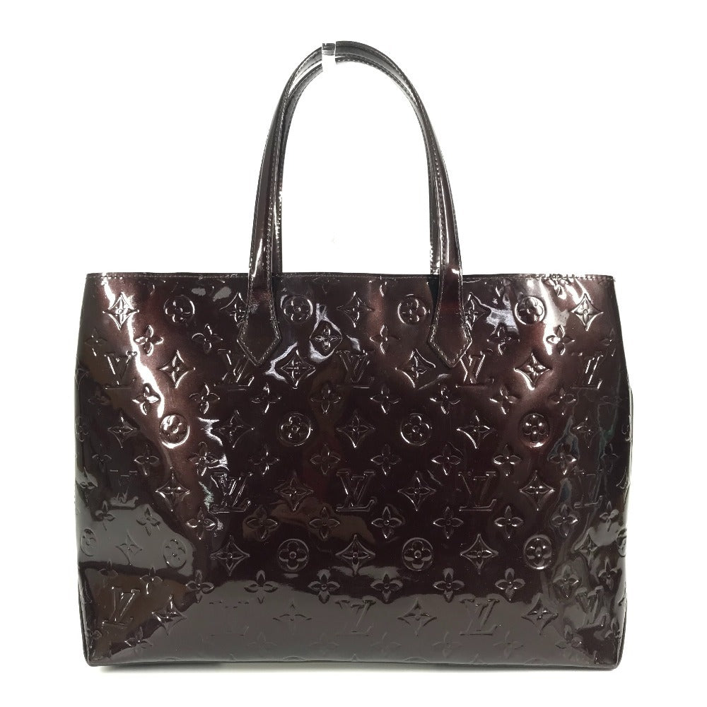 LOUIS VUITTON M91645 モノグラムヴェルニ ウィルシャーMM ウィルシャー MM トートバッグ カバン 肩掛け ショルダーバッグ モノグラムヴェルニ ユニセックス アマラント パープル