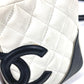 CHANEL A25177 カンボンライン CC ココマーク ミニ スモール 斜め掛け カバン ポシェット ショルダーバッグ レザー レディース ホワイト