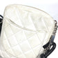 CHANEL A25177 カンボンライン CC ココマーク ミニ スモール 斜め掛け カバン ポシェット ショルダーバッグ レザー レディース ホワイト