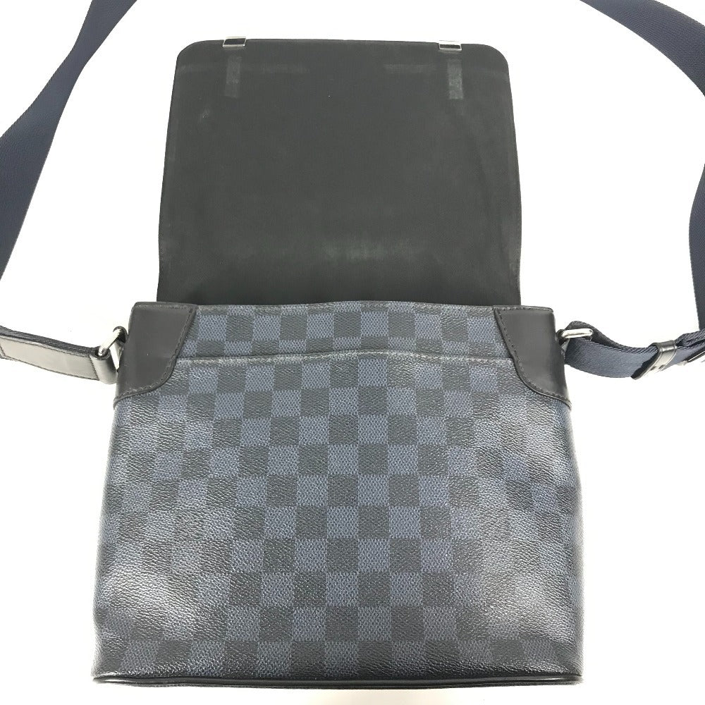 LOUIS VUITTON N50005 ダミエコバルト ディストリクトPM 斜め掛け カバン フラップ ショルダーバッグ ダミエコバルトキャンバス ユニセックス ネイビー