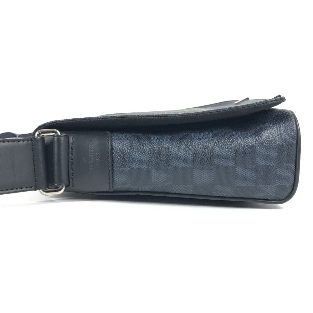 LOUIS VUITTON N50005 ダミエコバルト ディストリクトPM 斜め掛け カバン フラップ ショルダーバッグ ダミエコバルトキャンバス ユニセックス ネイビー