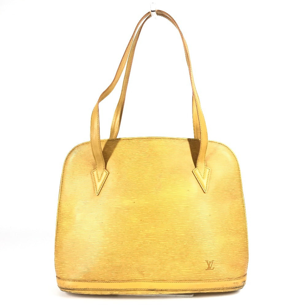LOUIS VUITTON M52289 エピ リュサック カバン 肩掛け トートバッグ ショルダーバッグ エピレザー ユニセックス タッシリイエロー イエロー