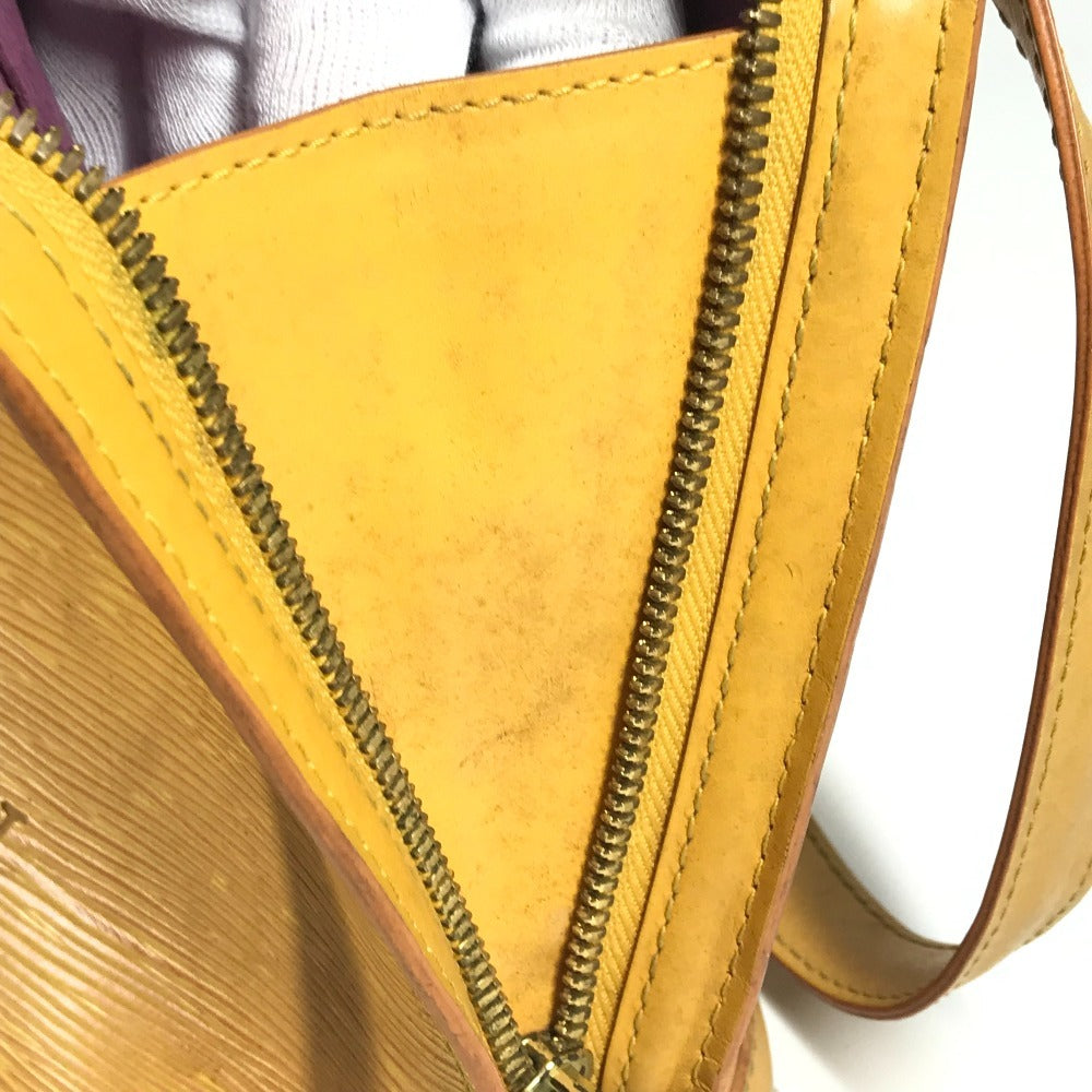 LOUIS VUITTON M52289 エピ リュサック カバン 肩掛け トートバッグ ショルダーバッグ エピレザー ユニセックス タッシリイエロー イエロー