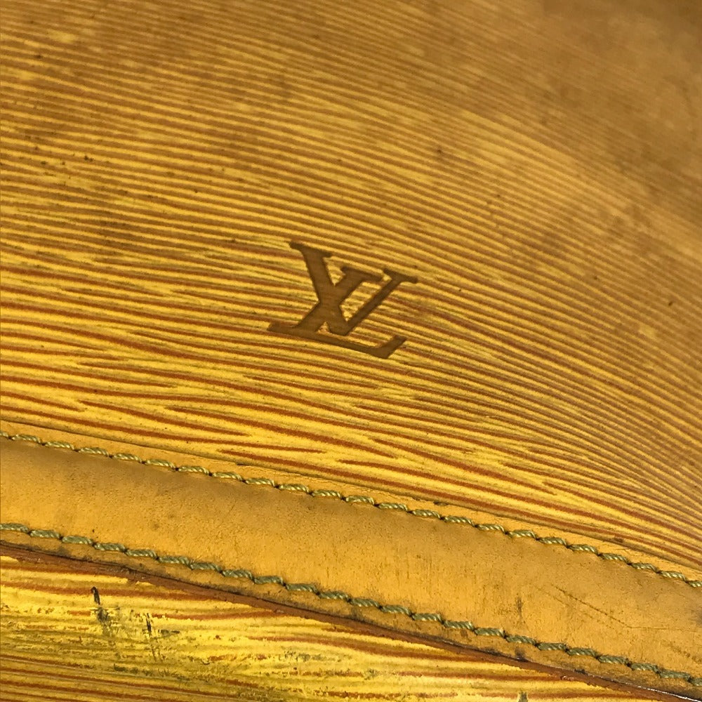 LOUIS VUITTON M52289 エピ リュサック カバン 肩掛け トートバッグ ショルダーバッグ エピレザー ユニセックス タッシリイエロー イエロー