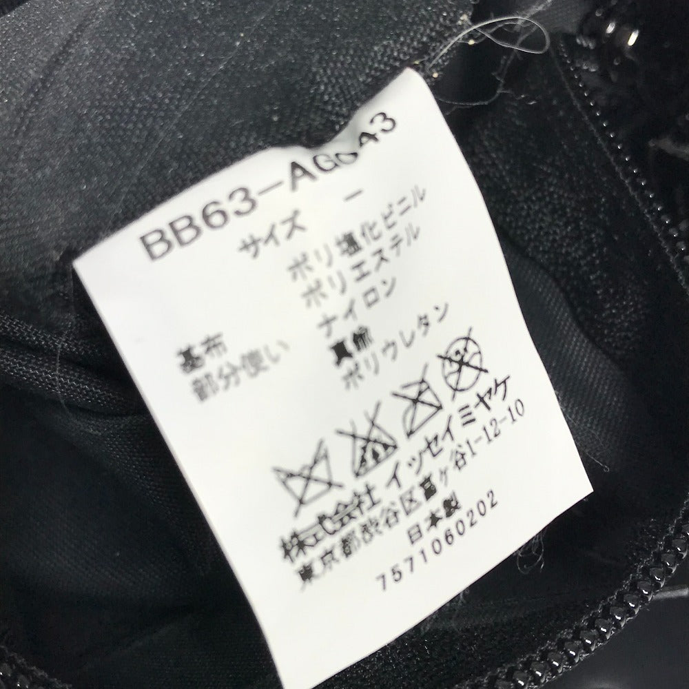 ISSEY MIYAKE BAOBAO バオバオ トートバッグ カバン 肩掛け ショルダーバッグ PVC/レザー ユニセックス ブラック