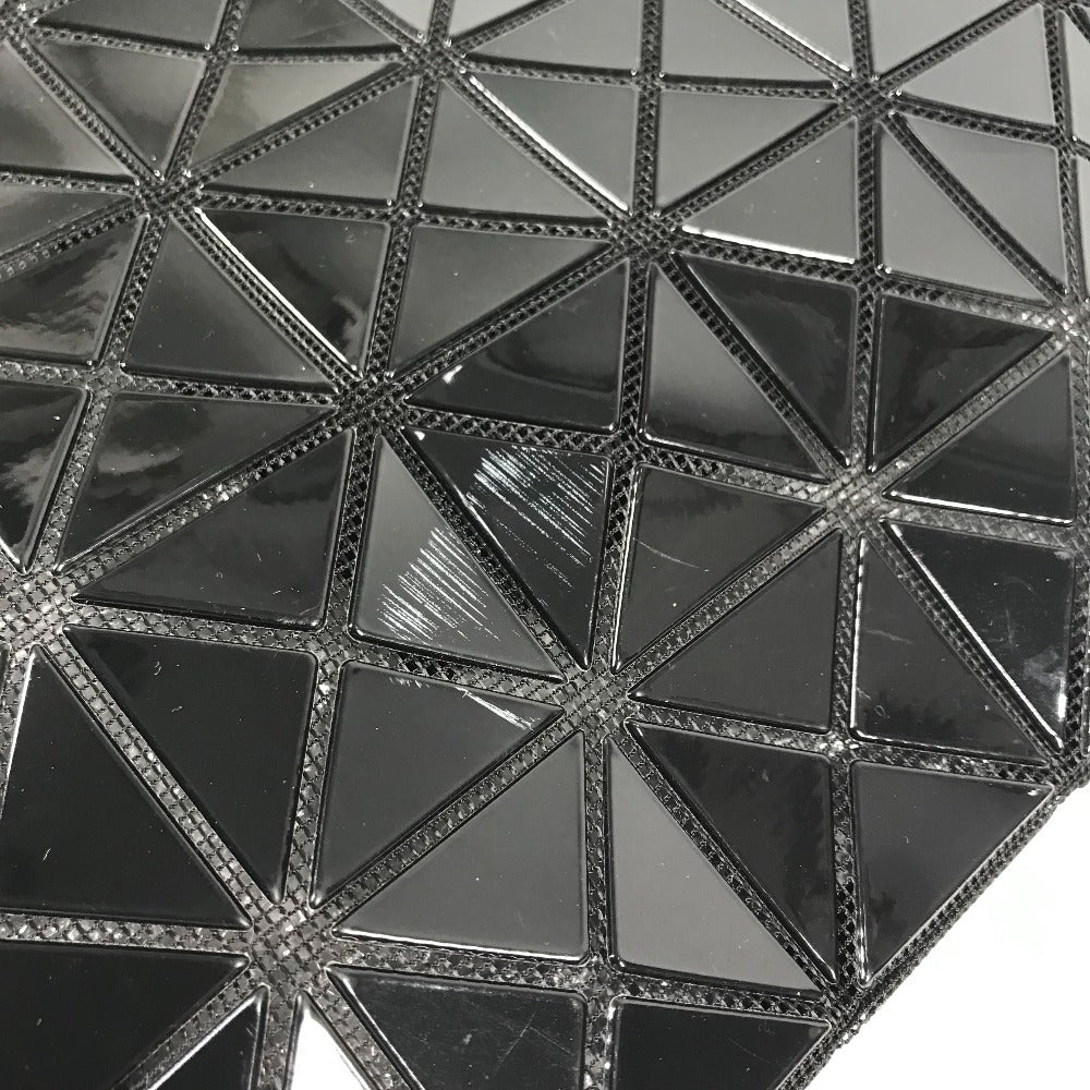 ISSEY MIYAKE BAOBAO バオバオ トートバッグ カバン 肩掛け ショルダーバッグ PVC/レザー ユニセックス ブラック