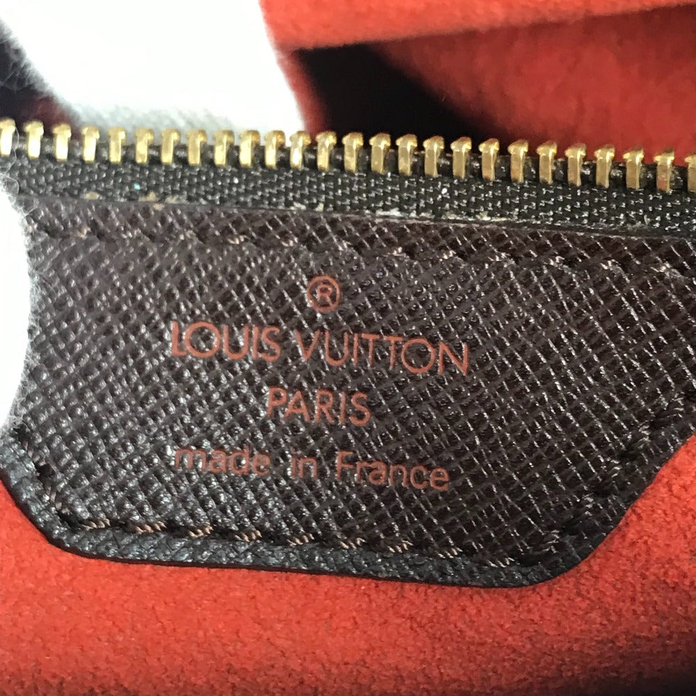 LOUIS VUITTON N42240 ダミエ マレ ポーチ付き カバン ばけつ 肩掛け トートバッグ ショルダーバッグ ダミエキャンバス レディース エベヌ ブラウン