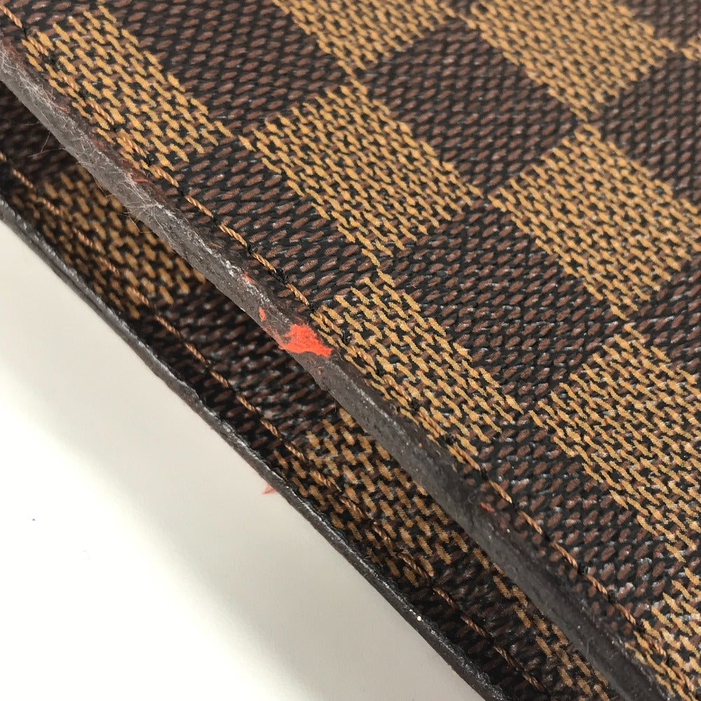 LOUIS VUITTON N42240 ダミエ マレ ポーチ付き カバン ばけつ 肩掛け トートバッグ ショルダーバッグ ダミエキャンバス レディース エベヌ ブラウン
