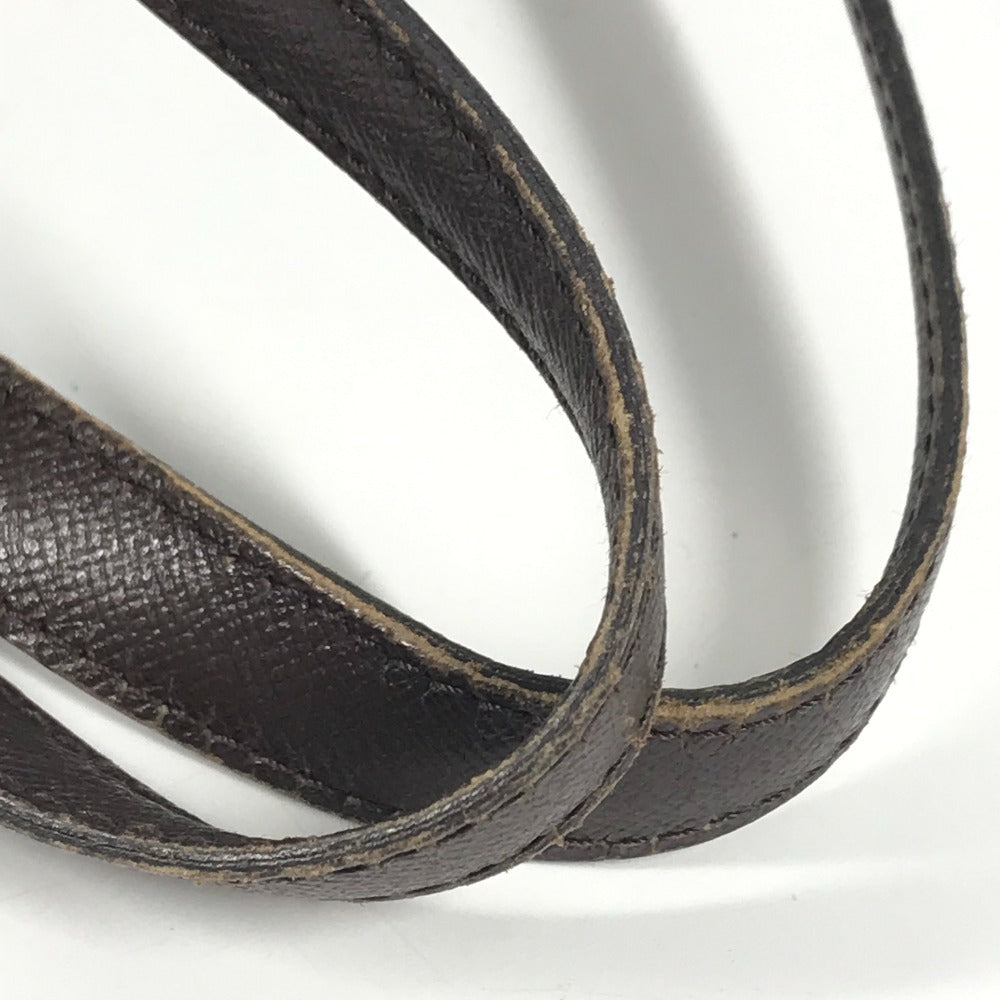 LOUIS VUITTON N42240 ダミエ マレ ポーチ付き カバン ばけつ 肩掛け トートバッグ ショルダーバッグ ダミエキャンバス レディース エベヌ ブラウン