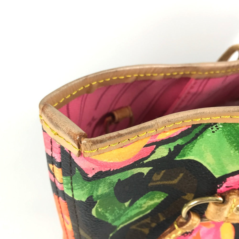 LOUIS VUITTON M48613 モノグラム ローズ 薔薇 ネヴァーフルMM ネヴァーフル MM ショルダーバッグ 肩掛け トートバッグ モノグラムキャンバス レディース ブラウン