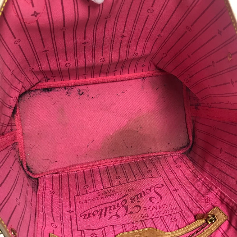 LOUIS VUITTON M48613 モノグラム ローズ 薔薇 ネヴァーフルMM ネヴァーフル MM ショルダーバッグ 肩掛け トートバッグ モノグラムキャンバス レディース ブラウン