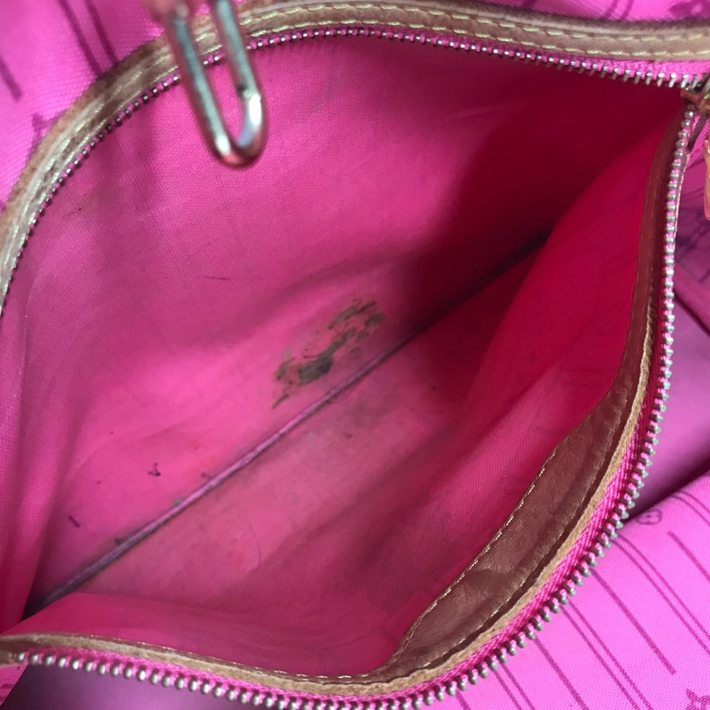 LOUIS VUITTON M48613 モノグラム ローズ 薔薇 ネヴァーフルMM ネヴァーフル MM ショルダーバッグ 肩掛け トートバッグ モノグラムキャンバス レディース ブラウン