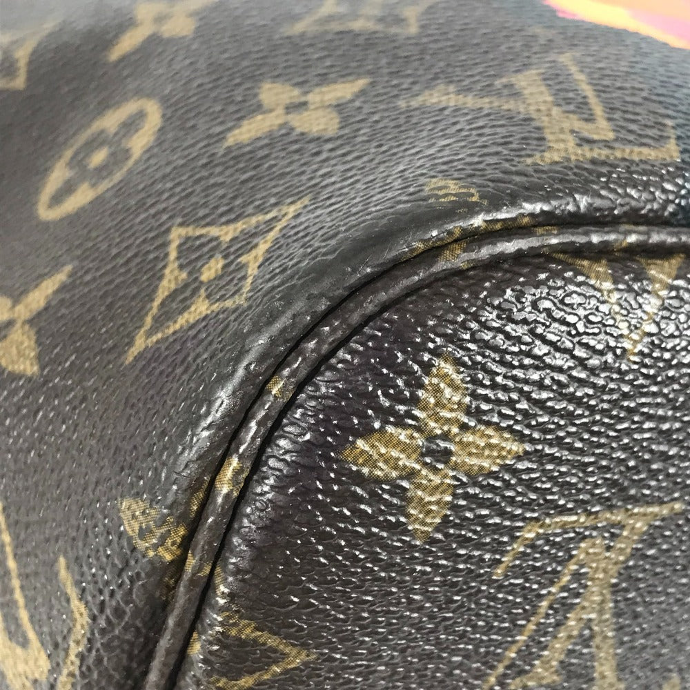 LOUIS VUITTON M48613 モノグラム ローズ 薔薇 ネヴァーフルMM ネヴァーフル MM ショルダーバッグ 肩掛け トートバッグ モノグラムキャンバス レディース ブラウン