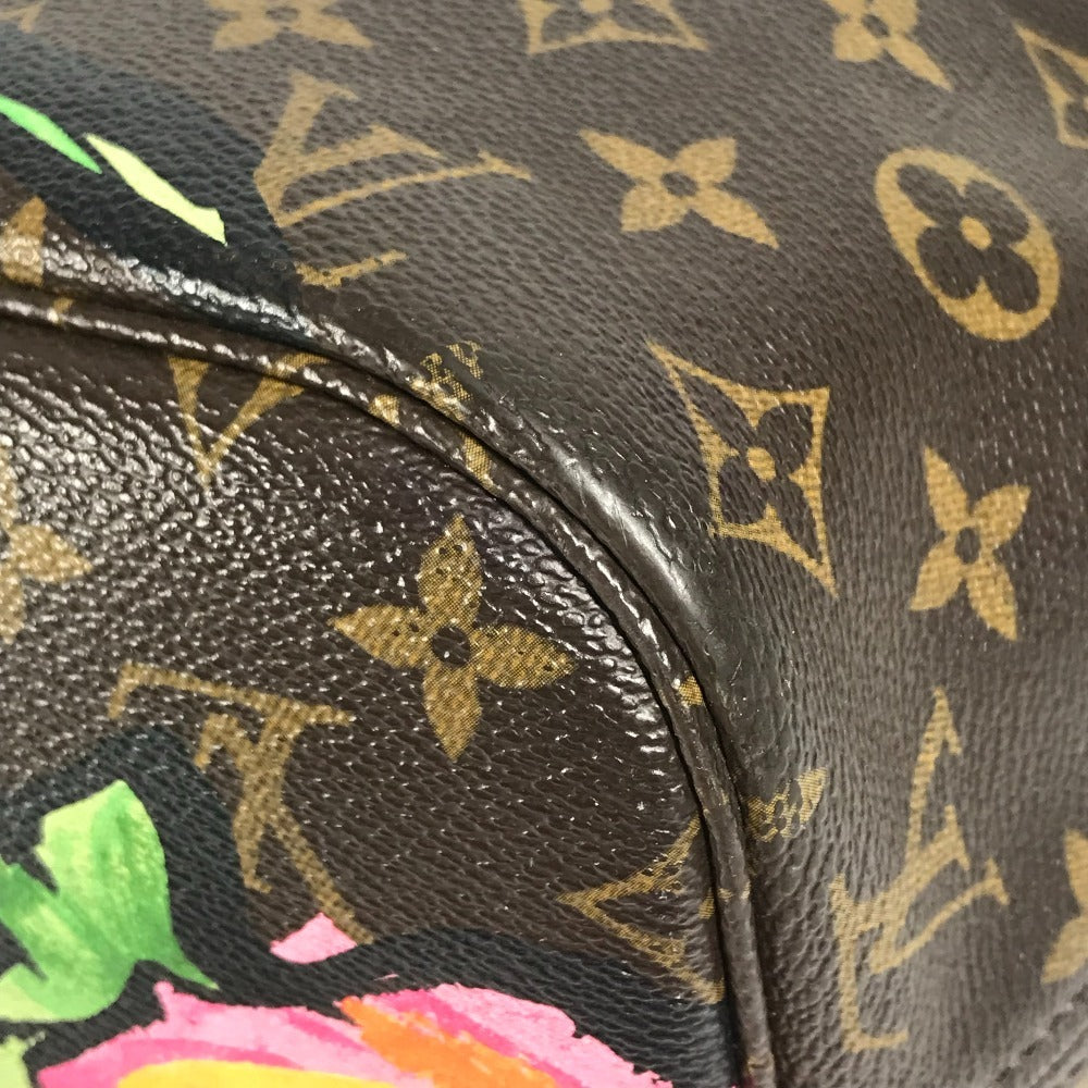 LOUIS VUITTON M48613 モノグラム ローズ 薔薇 ネヴァーフルMM ネヴァーフル MM ショルダーバッグ 肩掛け トートバッグ モノグラムキャンバス レディース ブラウン