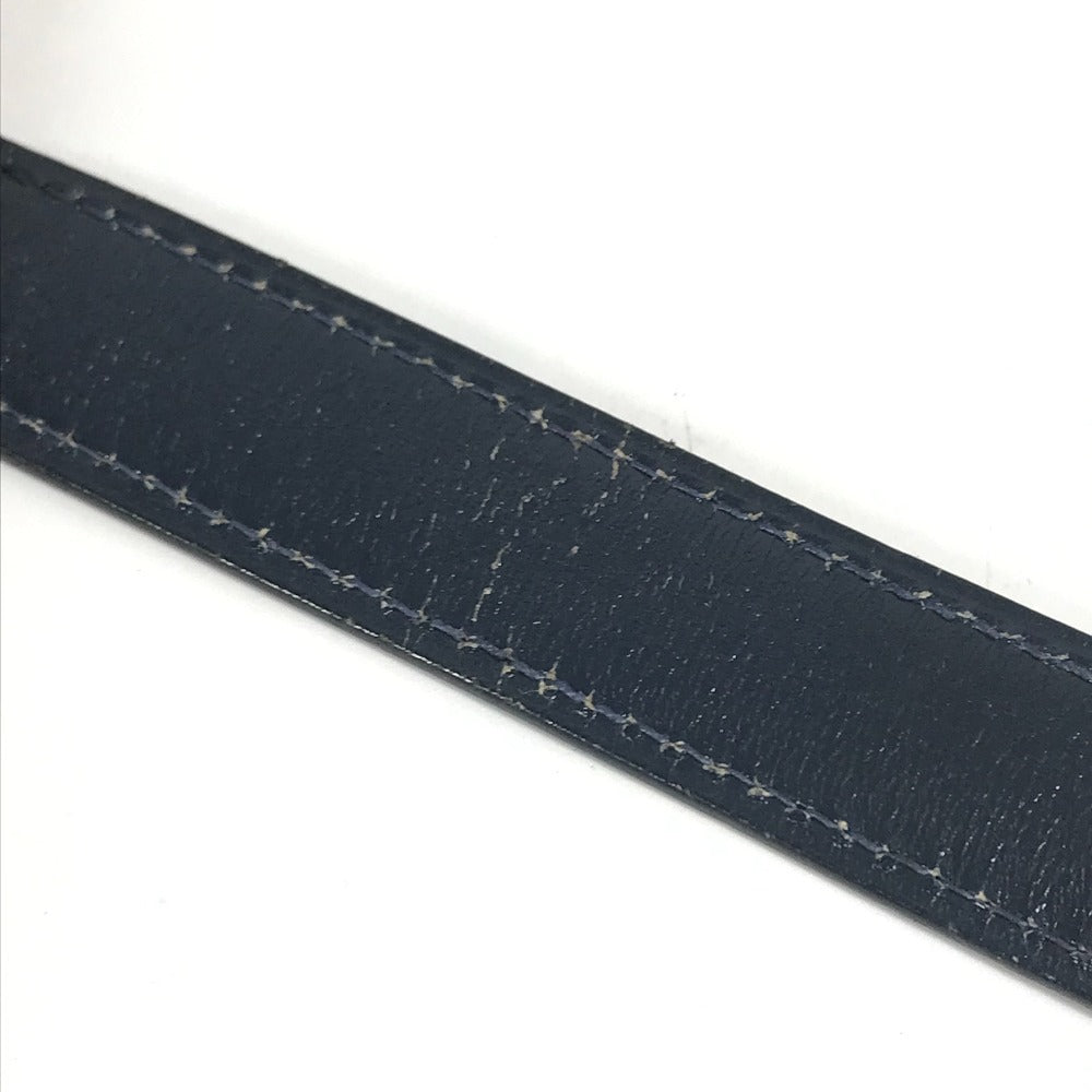 HERMES ヴィンテージ ギャロパードショルダーバッグ カバン 斜め掛け ポシェット フラップ ショルダーバッグ レザー ユニセックス ネイビー