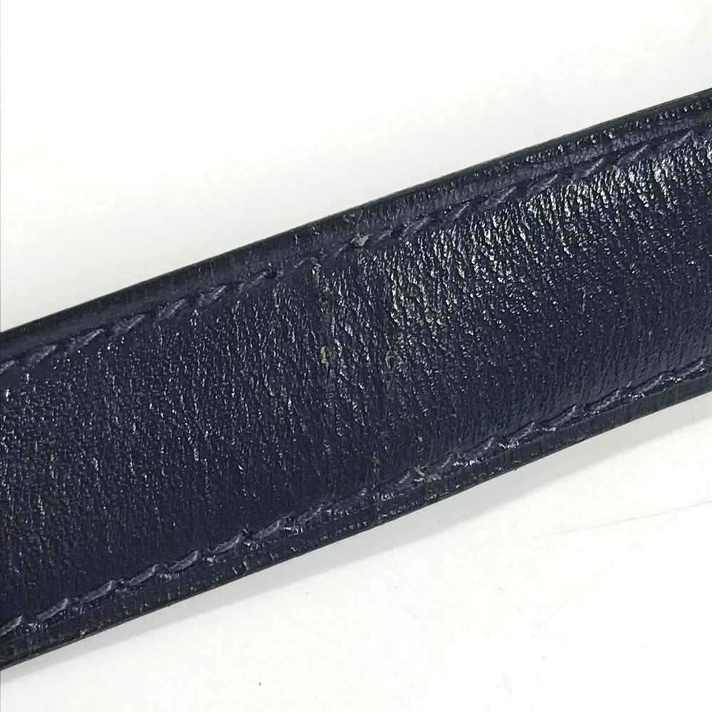 HERMES ヴィンテージ ギャロパードショルダーバッグ カバン 斜め掛け ポシェット フラップ ショルダーバッグ レザー ユニセックス ネイビー