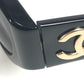 CHANEL 04152 ヴィンテージ CC ココマーク ロゴ めがね メガネ アイウェア 眼鏡 サングラス プラスチック レディース ブラック