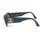 CHANEL 04152 ヴィンテージ CC ココマーク ロゴ めがね メガネ アイウェア 眼鏡 サングラス プラスチック レディース ブラック