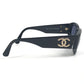 CHANEL 04152 ヴィンテージ CC ココマーク ロゴ めがね メガネ アイウェア 眼鏡 サングラス プラスチック レディース ブラック