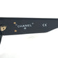 CHANEL 04152 ヴィンテージ CC ココマーク ロゴ めがね メガネ アイウェア 眼鏡 サングラス プラスチック レディース ブラック