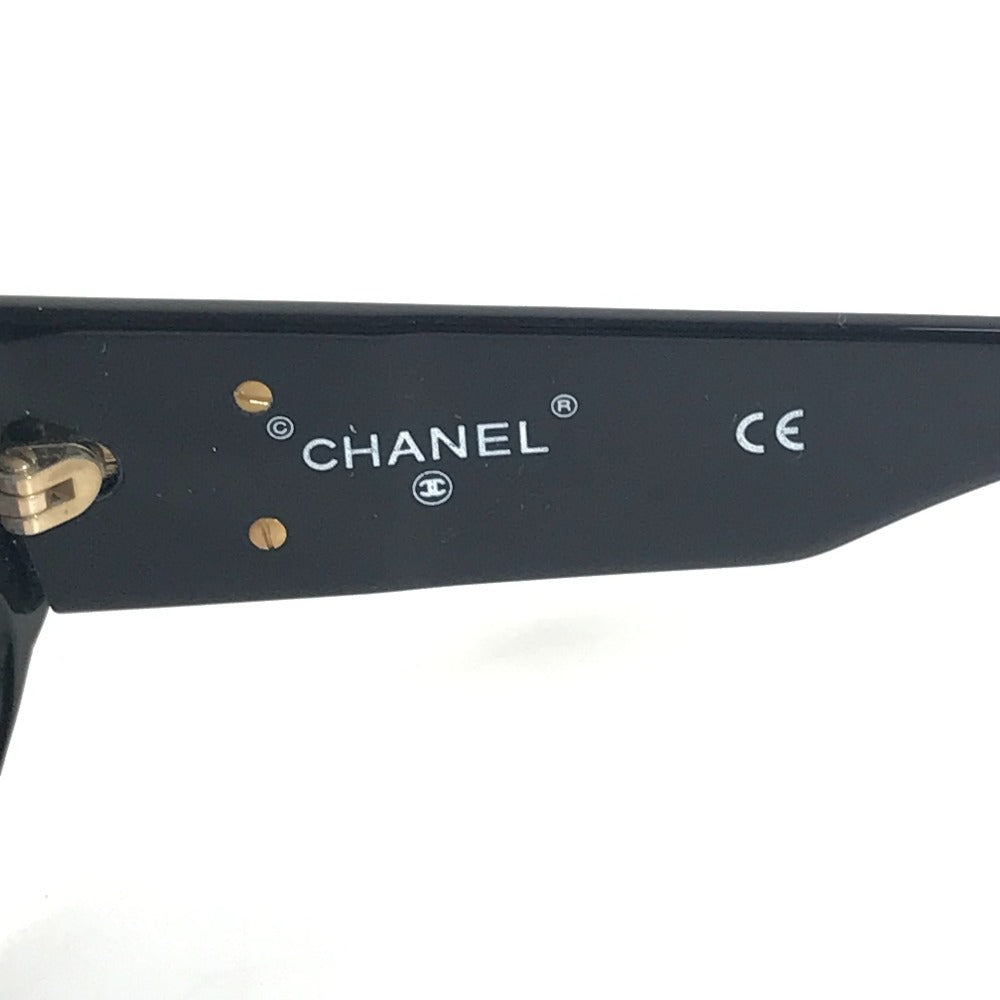 CHANEL 04152 ヴィンテージ CC ココマーク ロゴ めがね メガネ アイウェア 眼鏡 サングラス プラスチック レディース ブラック