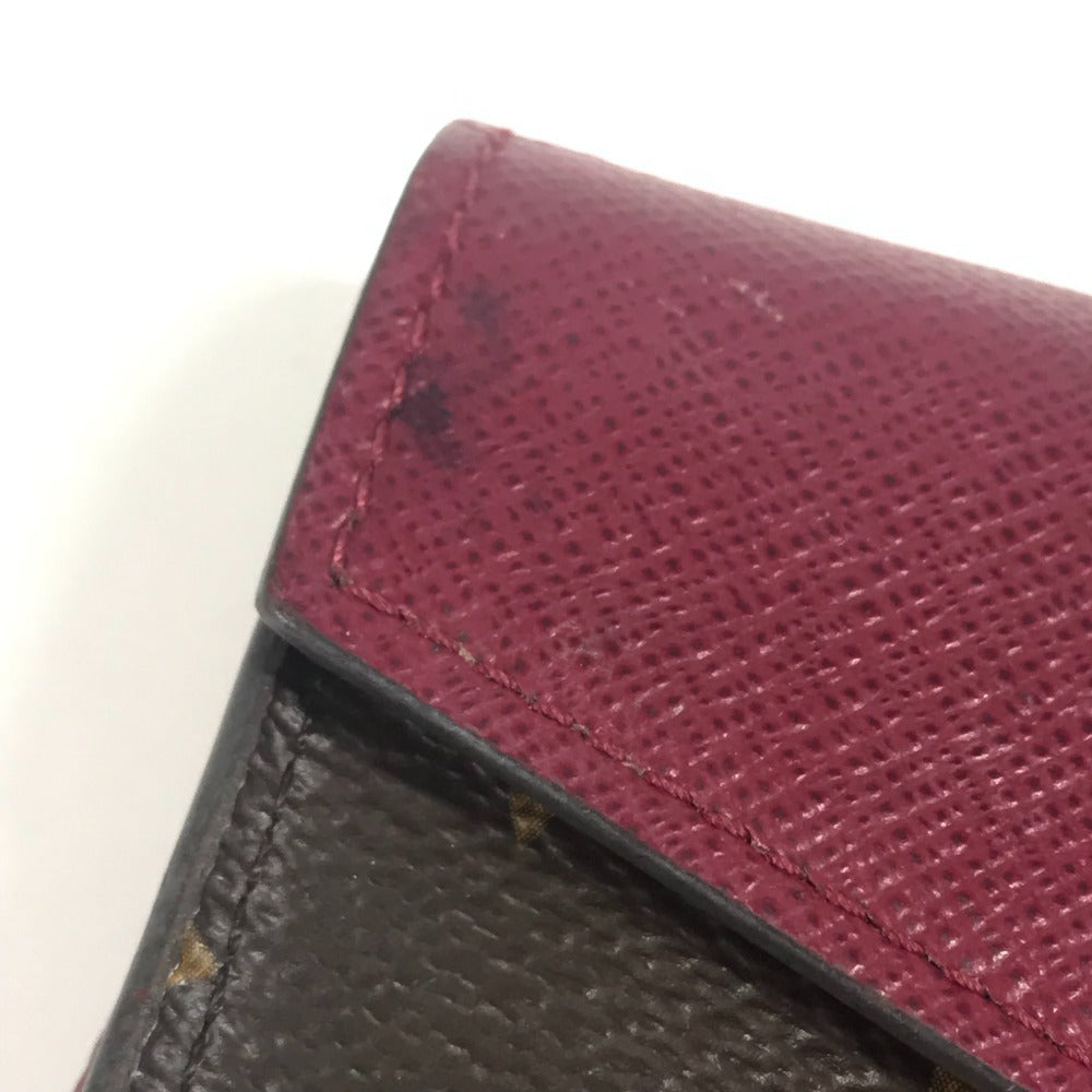 LOUIS VUITTON M61273 モノグラム ミュルティカルト・サラ 名刺入れ パスケース コインケース カードケース モノグラムキャンバス レディース フューシャ ブラウン