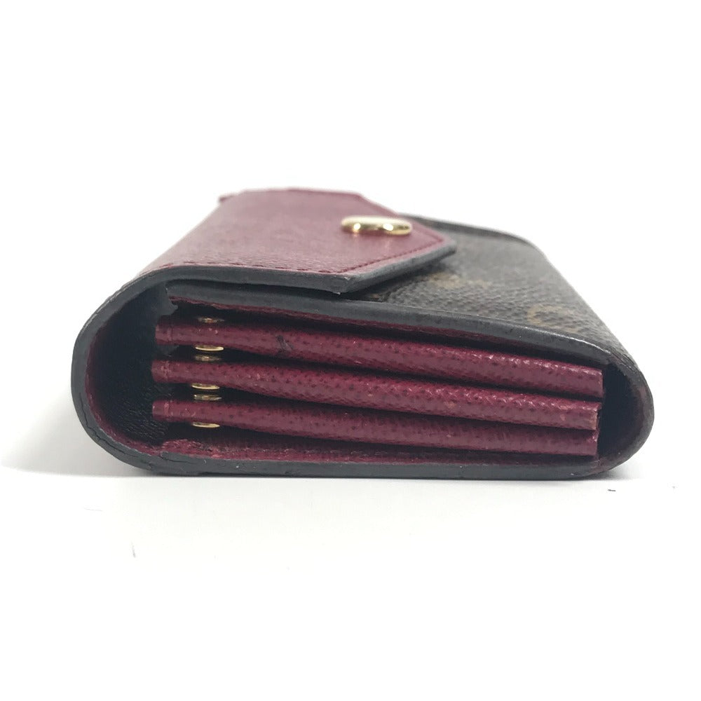 LOUIS VUITTON M61273 モノグラム ミュルティカルト・サラ 名刺入れ パスケース コインケース カードケース モノグラムキャンバス レディース フューシャ ブラウン