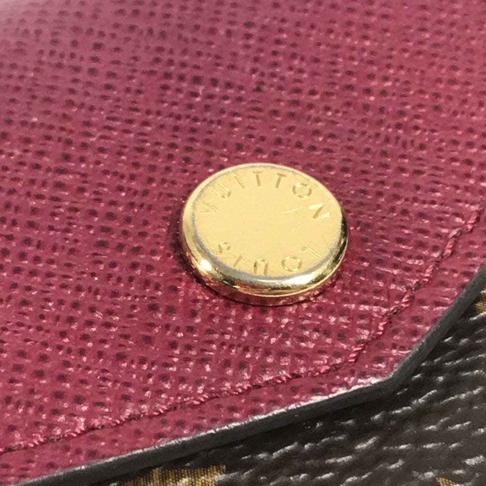 LOUIS VUITTON M61273 モノグラム ミュルティカルト・サラ 名刺入れ パスケース コインケース カードケース モノグラムキャンバス レディース フューシャ ブラウン