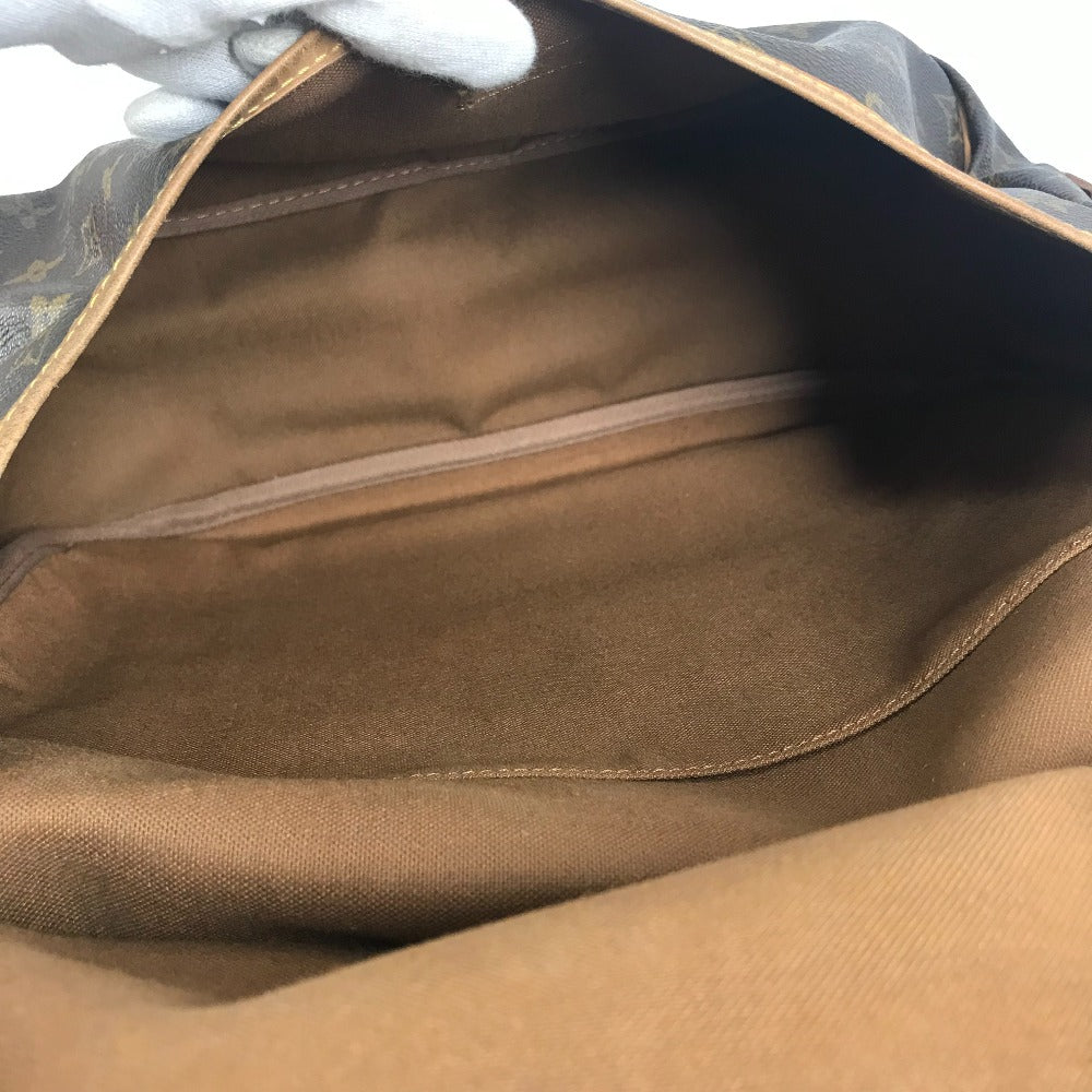 LOUIS VUITTON M40662 モノグラム ソミュールGM ソミュール GM カバン 斜め掛け フラップ ショルダーバッグ モノグラムキャンバス ユニセックス ブラウン
