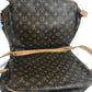 LOUIS VUITTON M40662 モノグラム ソミュールGM ソミュール GM カバン 斜め掛け フラップ ショルダーバッグ モノグラムキャンバス ユニセックス ブラウン