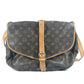 LOUIS VUITTON M40662 モノグラム ソミュールGM ソミュール GM カバン 斜め掛け フラップ ショルダーバッグ モノグラムキャンバス ユニセックス ブラウン