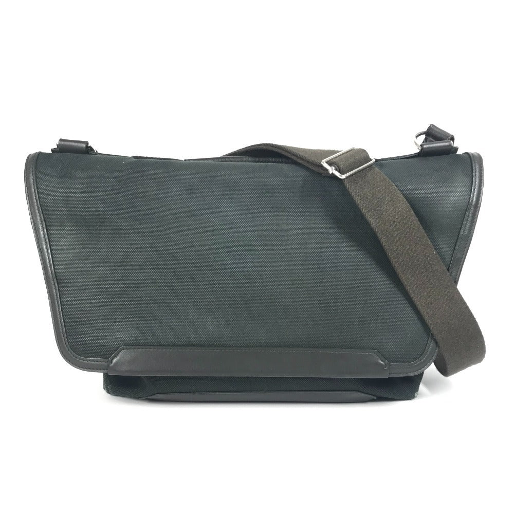 HERMES メッセンジャーバッグ アレルトゥール カバン 斜め掛け フラップ ショルダーバッグ レザー/キャンバス ユニセックス カーキ
