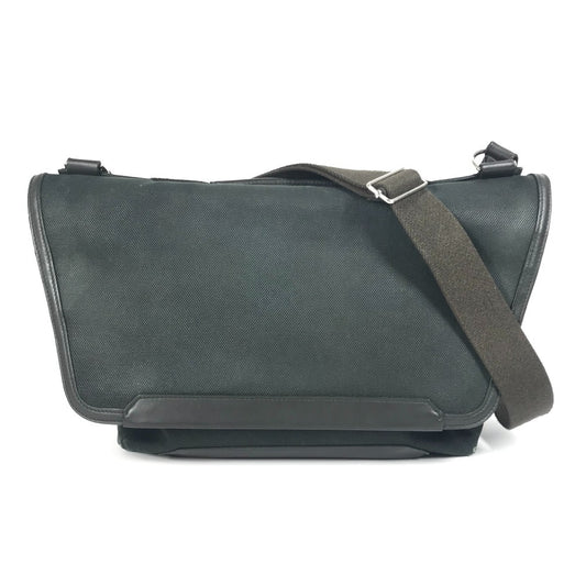 HERMES メッセンジャーバッグ アレルトゥール カバン 斜め掛け フラップ ショルダーバッグ レザー/キャンバス ユニセックス カーキ