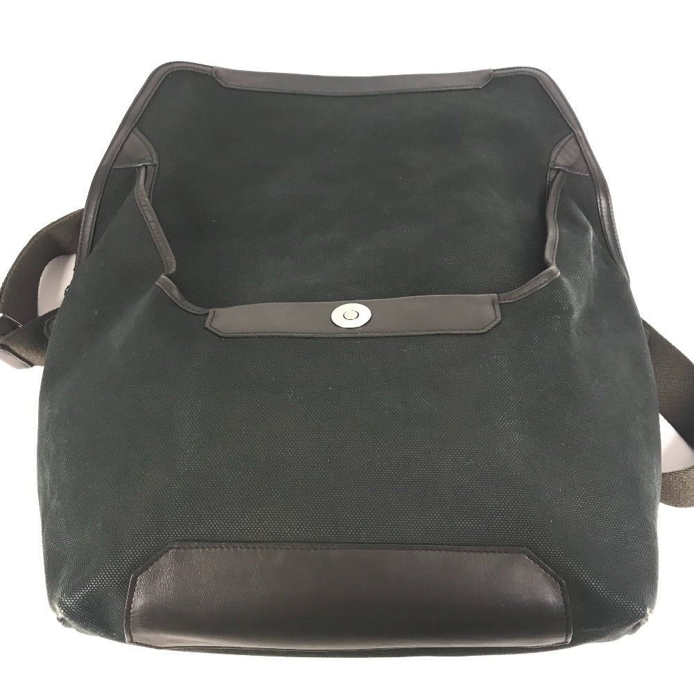 HERMES メッセンジャーバッグ アレルトゥール カバン 斜め掛け フラップ ショルダーバッグ レザー/キャンバス ユニセックス カーキ
