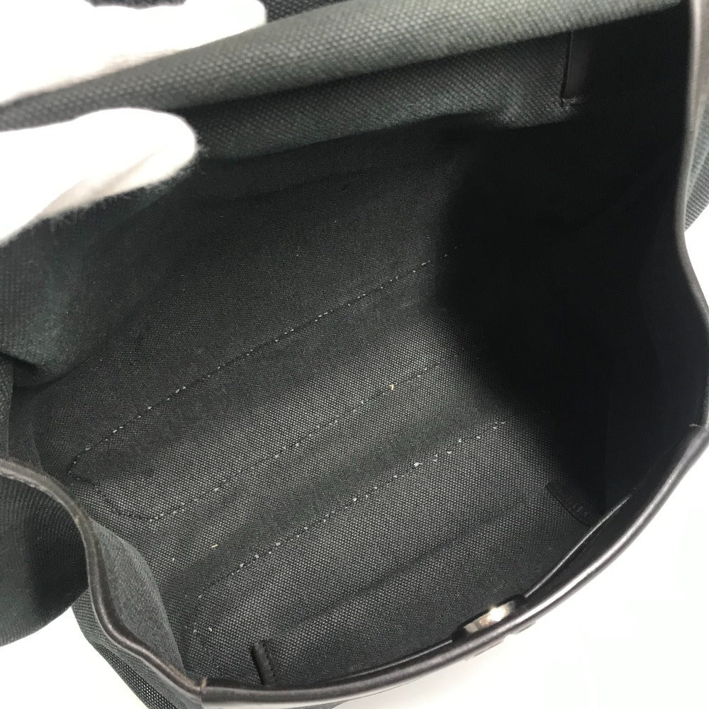 HERMES メッセンジャーバッグ アレルトゥール カバン 斜め掛け フラップ ショルダーバッグ レザー/キャンバス ユニセックス カーキ