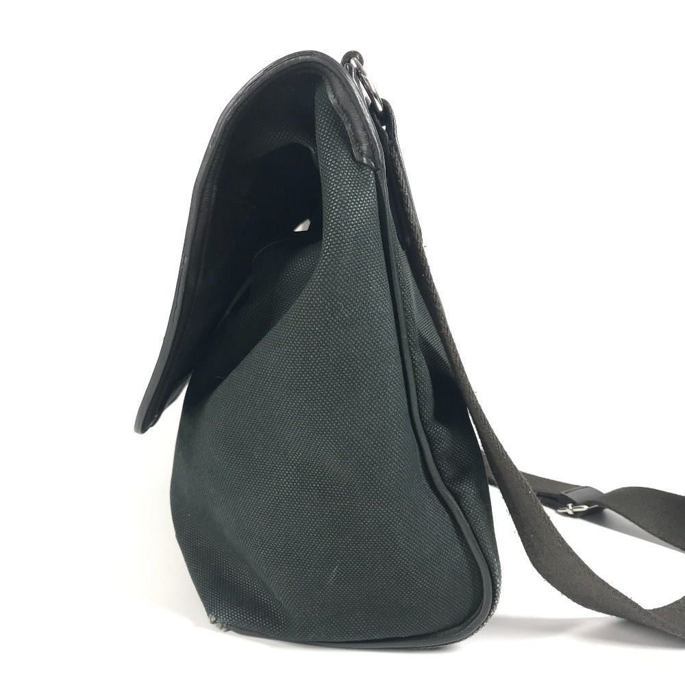 HERMES メッセンジャーバッグ アレルトゥール カバン 斜め掛け フラップ ショルダーバッグ レザー/キャンバス ユニセックス カーキ