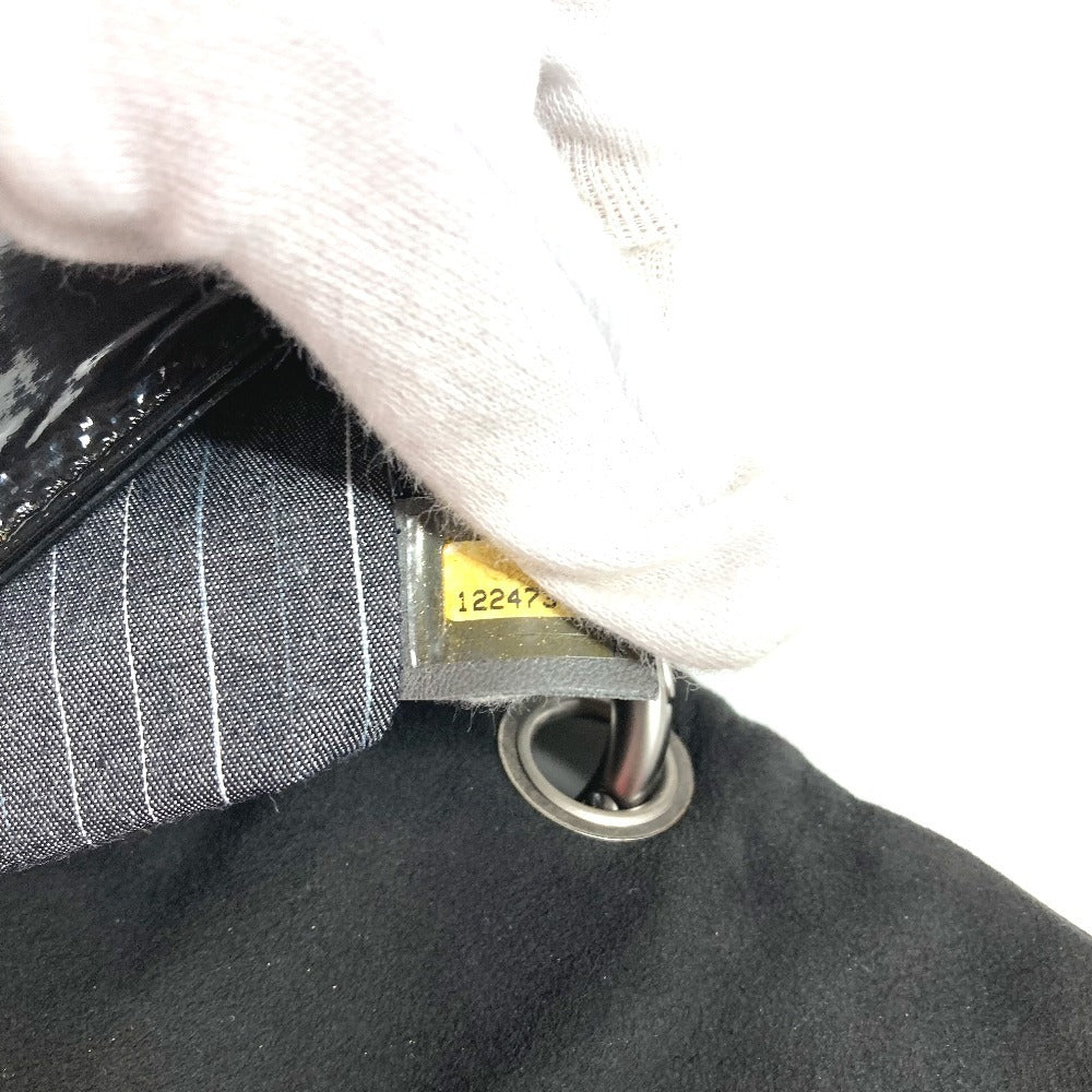 CHANEL サークルステッチ CC ココマーク ロゴ チェーンバッグ カバン 肩掛け フラップ ショルダーバッグ コーティングキャンバス レディース ブラック