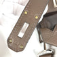 HERMES Gypsiere 34 Crossbody Flap Shoulder Bag in Taurillon Clemence Leather, Dark Brown, Unisex