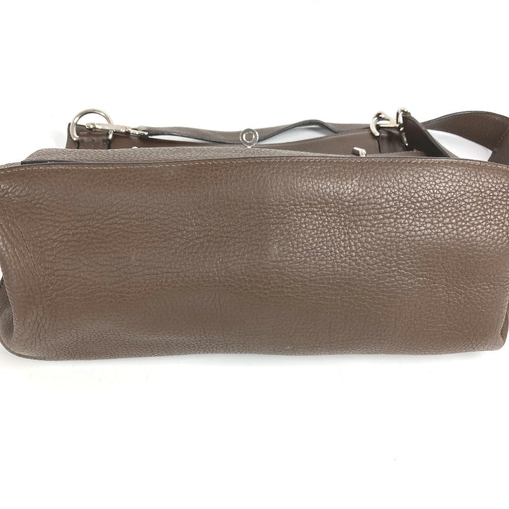 HERMES ジプシエール34 ジプシエール 34 カバン 斜め掛け フラップ ショルダーバッグ トリヨンクレマンス ユニセックス ダークブラウン