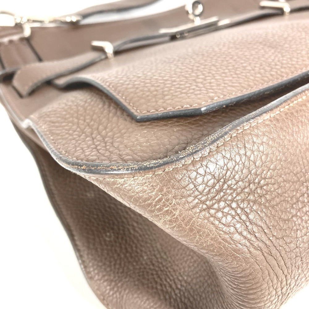 HERMES ジプシエール34 ジプシエール 34 カバン 斜め掛け フラップ ショルダーバッグ トリヨンクレマンス ユニセックス ダークブラウン