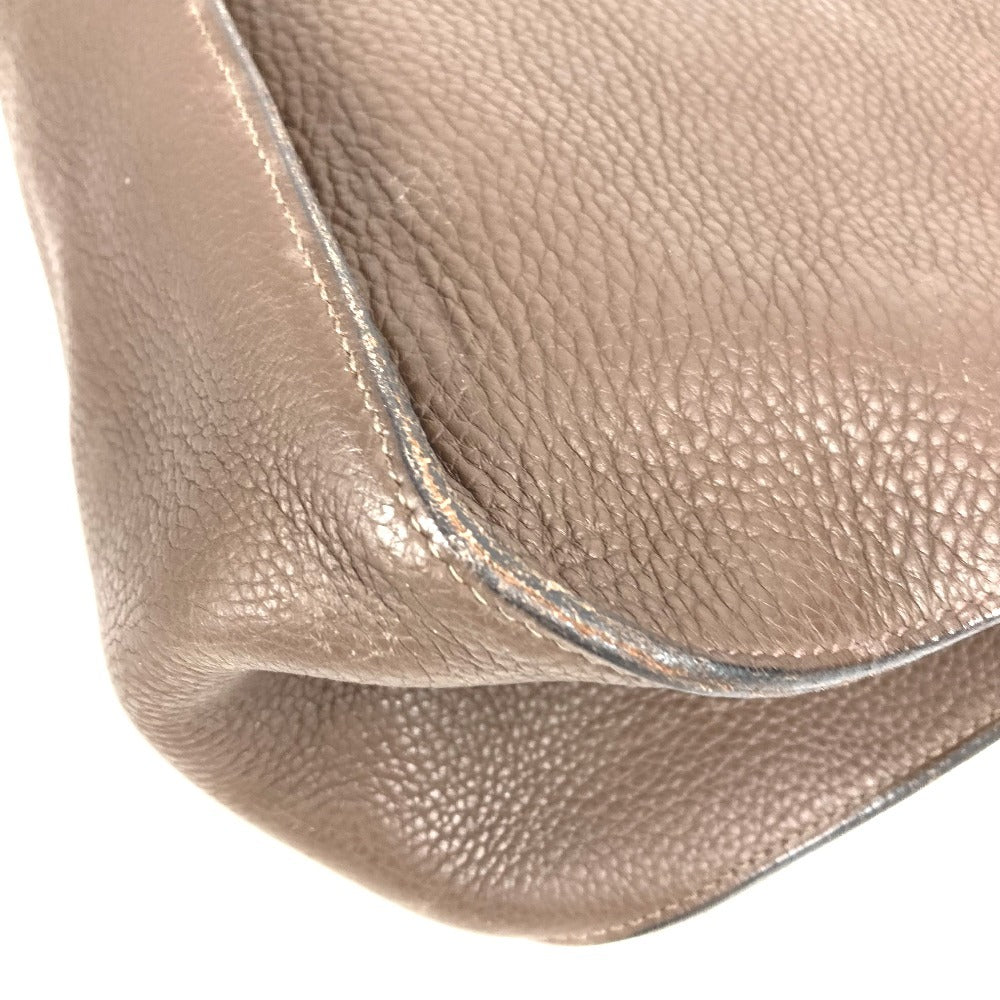 HERMES ジプシエール34 ジプシエール 34 カバン 斜め掛け フラップ ショルダーバッグ トリヨンクレマンス ユニセックス ダークブラウン