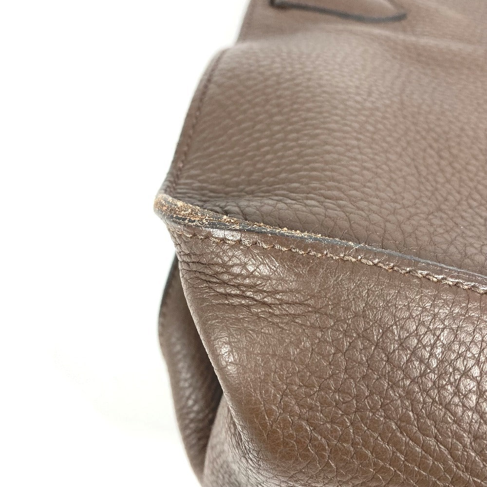 HERMES ジプシエール34 ジプシエール 34 カバン 斜め掛け フラップ ショルダーバッグ トリヨンクレマンス ユニセックス ダークブラウン