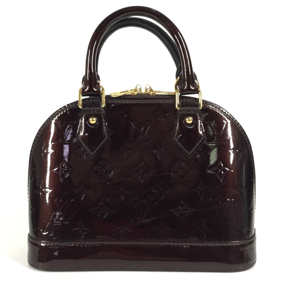 LOUIS VUITTON M91678 モノグラムヴェルニ アルマBB アルマ BB カバン トートバッグ ハンドバッグ モノグラムヴェルニ レディース アマラント パープル