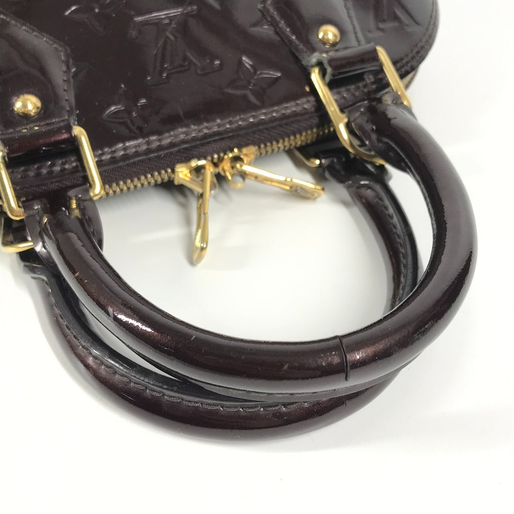 LOUIS VUITTON M91678 モノグラムヴェルニ アルマBB アルマ BB カバン トートバッグ ハンドバッグ モノグラムヴェルニ レディース アマラント パープル