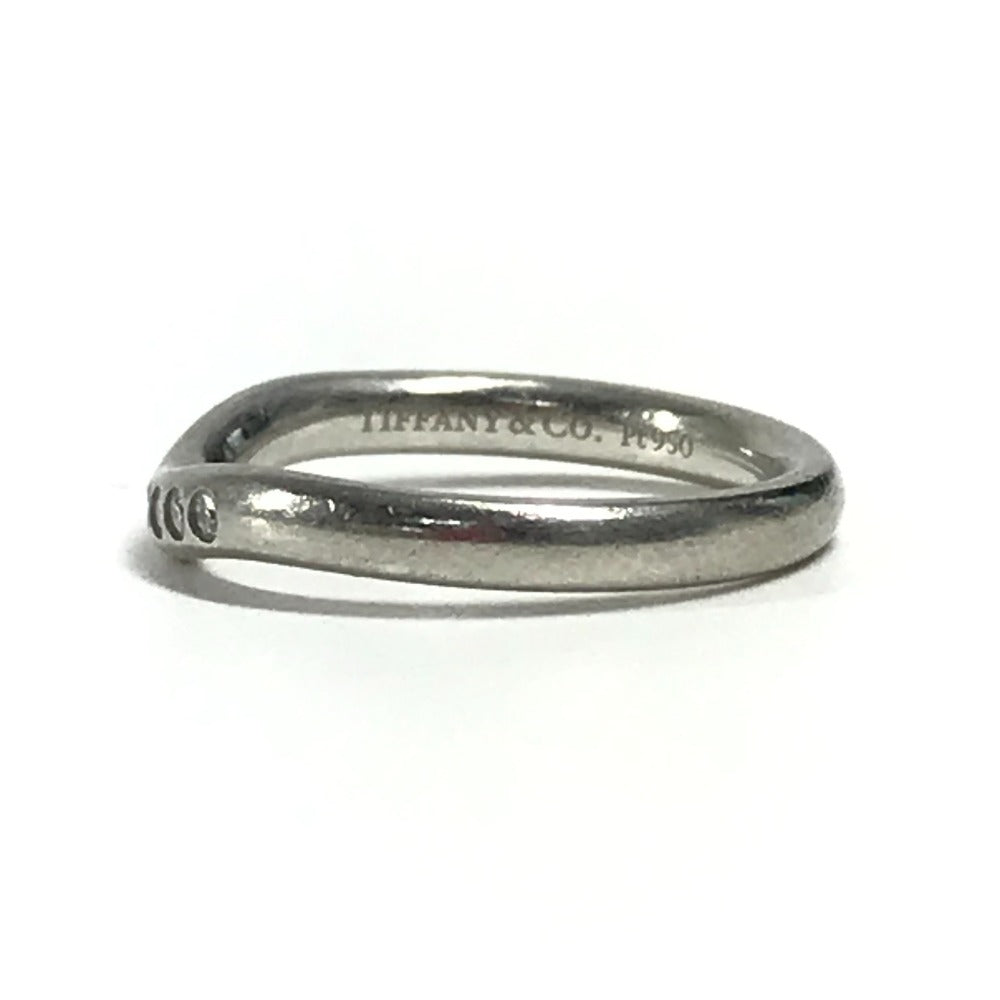 TIFFANY&Co. アクセサリー ジュエリー カーブド バンド ペレッティ プラチナ 9Pダイヤ ダイヤモンド リング・指輪 Pt950 レディース シルバー
