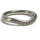 TIFFANY&Co. アクセサリー ジュエリー カーブド バンド ペレッティ プラチナ 9Pダイヤ ダイヤモンド リング・指輪 Pt950 レディース シルバー