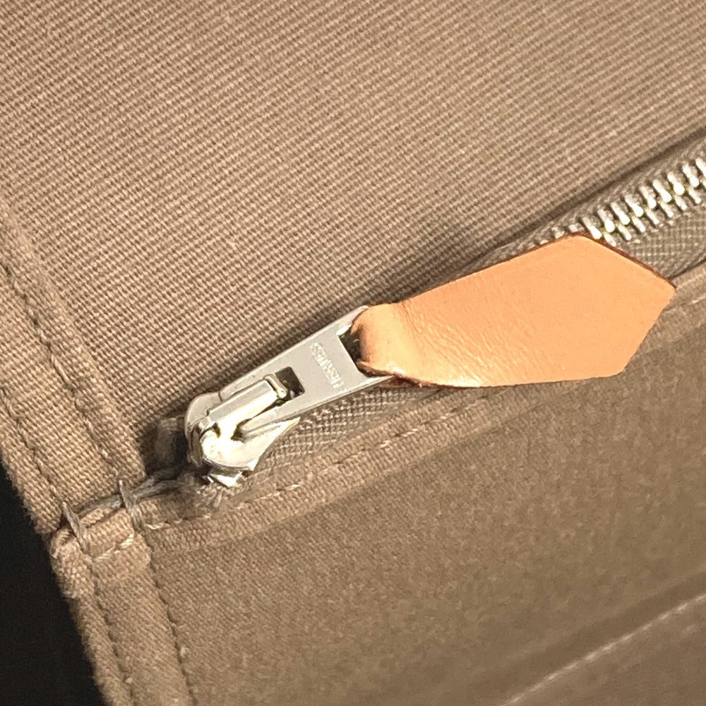 HERMES バイカラー カバックエランPM カバックエラン PM ショルダーバッグ カバン 肩掛け トートバッグ レザー/キャンバス ユニセックス ベージュ